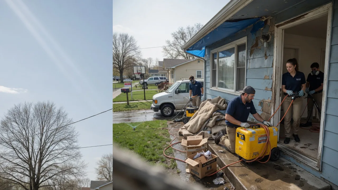 Basement Flood Cleanup in Urbana, IA near me